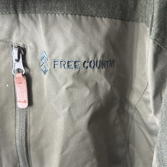 Free Country Olive Green Men’s Jacket Large 42-40 - Picture 2 of 7